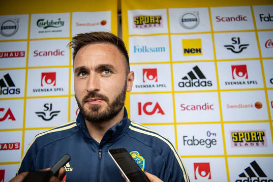 Muamer Tankovic of the Swedish national football team
