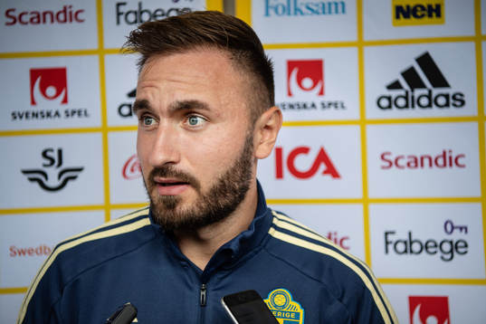 Muamer Tankovic of the Swedish national football team