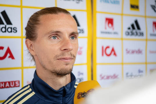 Niklas Hult of the Swedish national football team