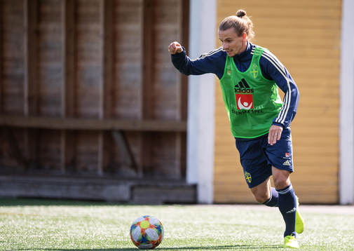 Niklas Hult of the Swedish national football team