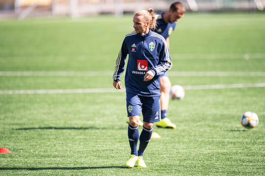 Niklas Hult of the Swedish national football team