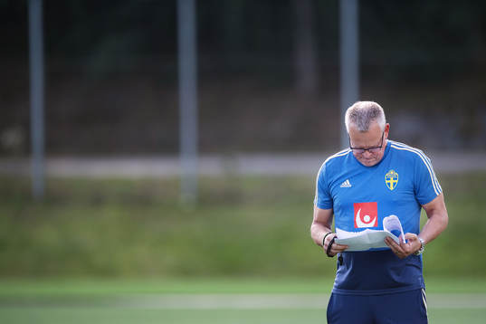 Janne Andersson, head coach of the Swedish national