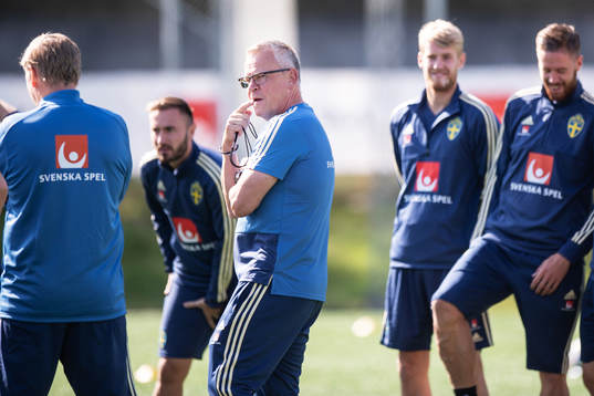Janne Andersson, head coach of the Swedish national