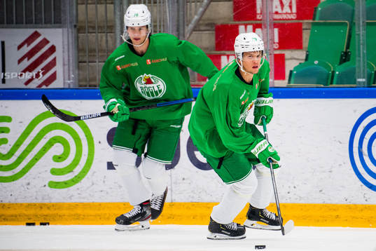 Dominik Bokk och Wilson Johansson