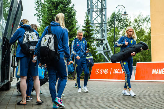 Linda Sembrant and Sofia Jakobsson of Sweden