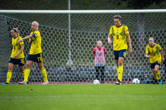 Players of Sweden looks dejeced