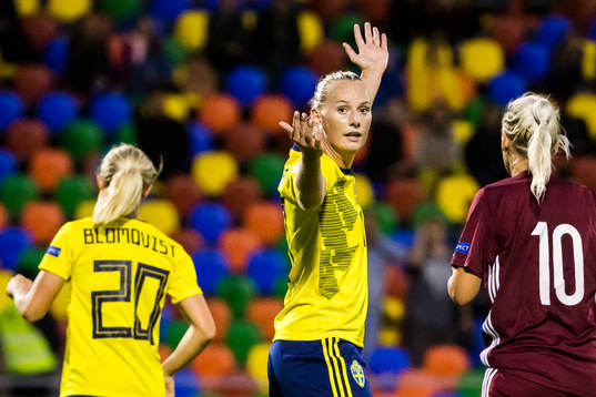 Stina Blackstenius of Sweden