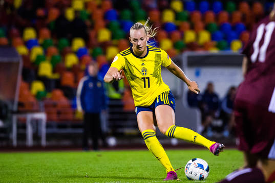 Stina Blackstenius of Sweden