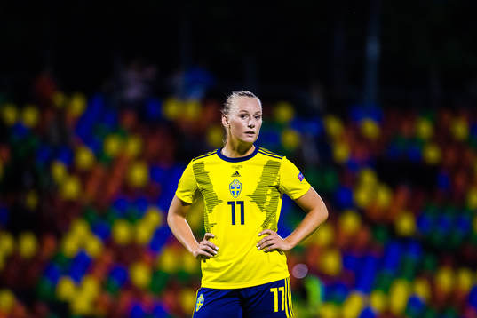 Stina Blackstenius of Sweden