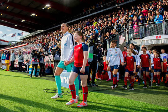 Goalkeeper Ingrid Hjelmseth of Norway
