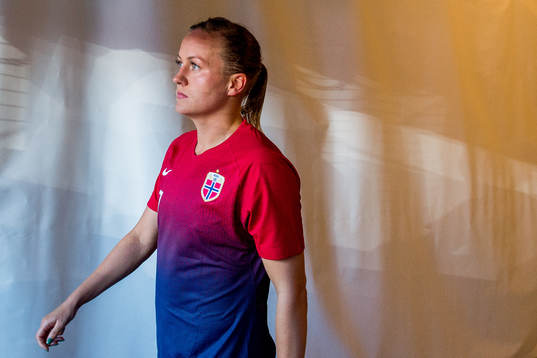 Kristine Minde of Norway at half time