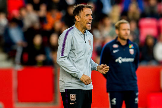 Phil Neville, head coach of England