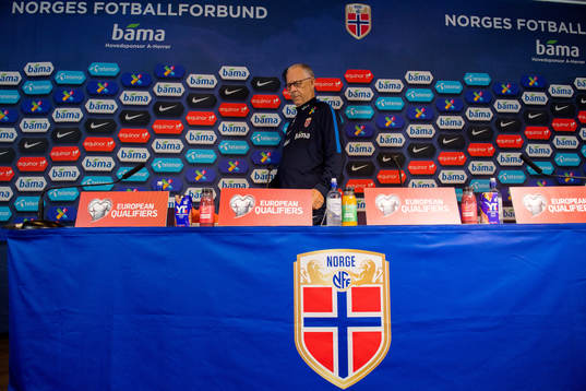 Lars Lagerbäck, head coach of Norway