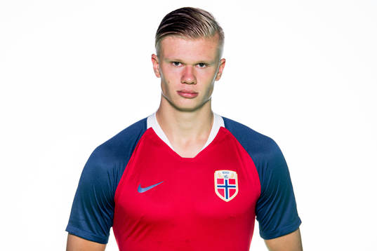 Erling Braut Haaland of Norway poses for a portrait
