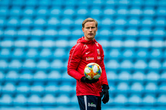 Goalkeeper Sondre Rossbach of Norway