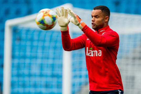 Goalkeeper Sten Grytebust of Norway