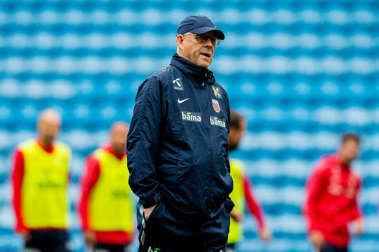 Lars Lagerbäck, head coach of Norway