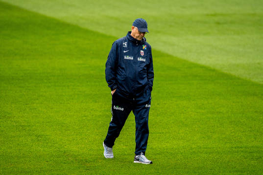 Lars Lagerbäck, head coach of Norway