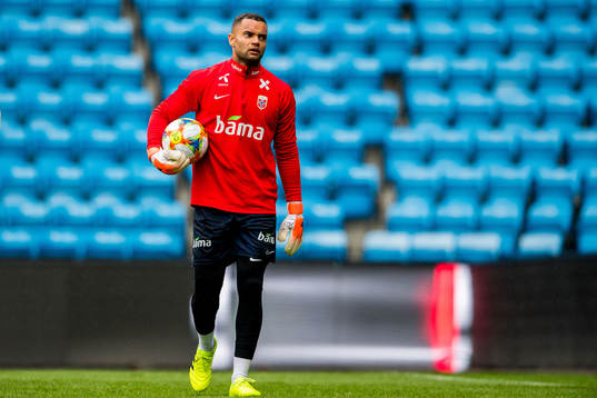 Goalkeeper Sten Grytebust of Norway