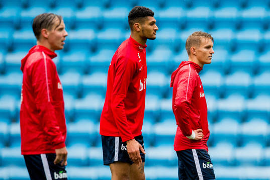 Stefan Johansen, Bjørn Maars Johnsen and Martin Ødegaard