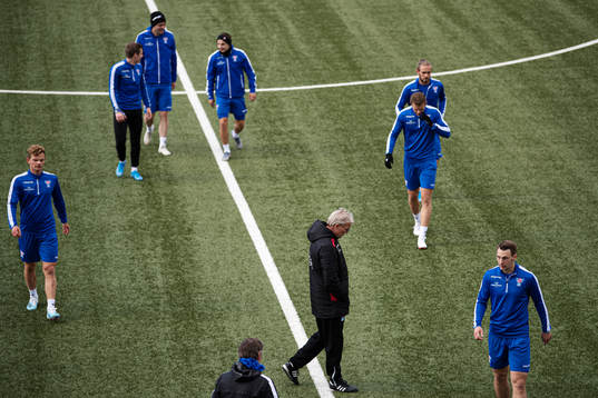 Lars Olsen, head coach of the Faroe Islands national
