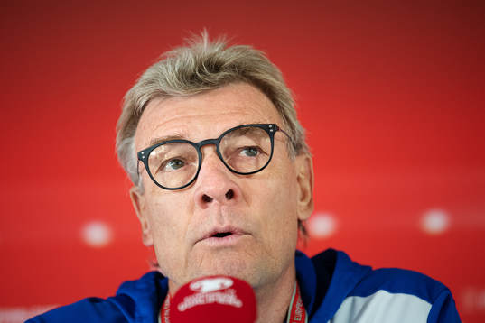 Lars Olsen, head coach of the Faroe Islands national