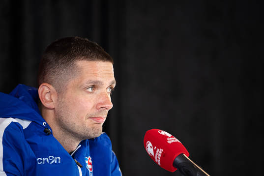 Atli Gregersen of the Faroe Islands national football team