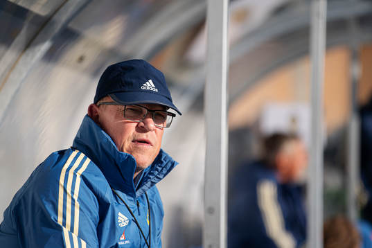 Head coach Janne Andersson of the Swedish national football