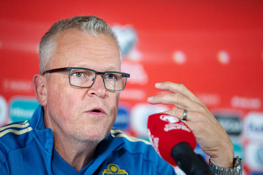 Head coach Janne Andersson of the Swedish national football