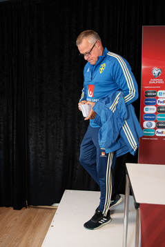 Head coach Janne Andersson of the Swedish national football
