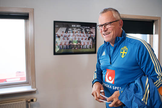 Head coach Janne Andersson of the Swedish national football