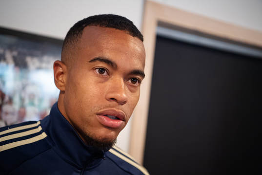 Robin Quaison of the Swedish national football team