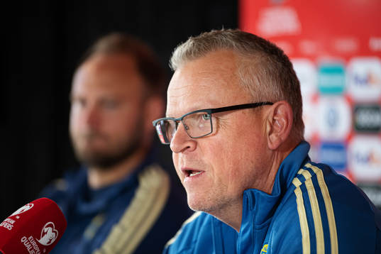 Head coach Janne Andersson of the Swedish national football