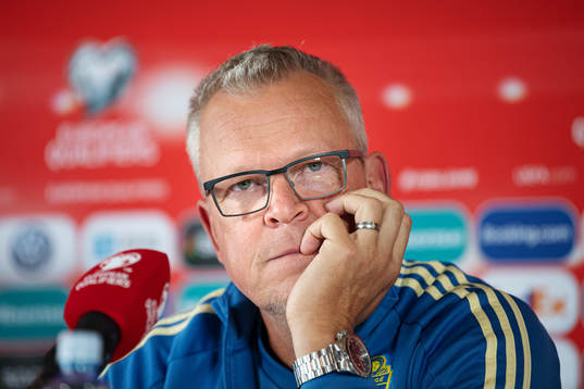 Head coach Janne Andersson of the Swedish national football