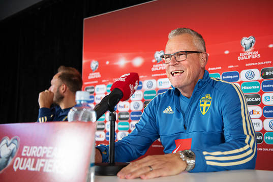 Head coach Janne Andersson of the Swedish national football
