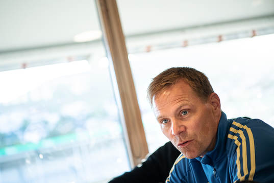Scout Roger Sandberg of the Swedish national football team