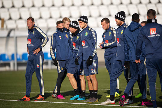 Sebastian Andersson and Pontus Jansson of the Swedish