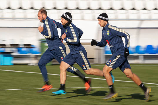 Andreas Granqvist, Gustav Svensson and Sebastian Andersson