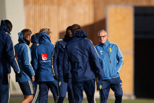 Head coach Janne Andersson of the Swedish national football