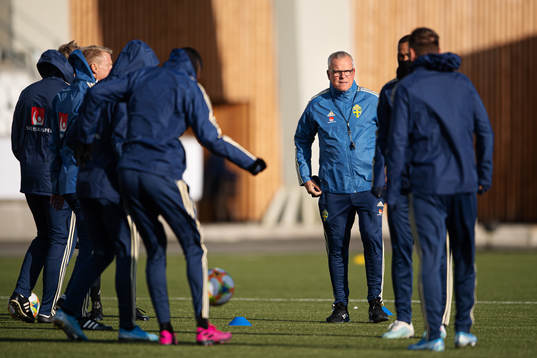 Head coach Janne Andersson of the Swedish national football