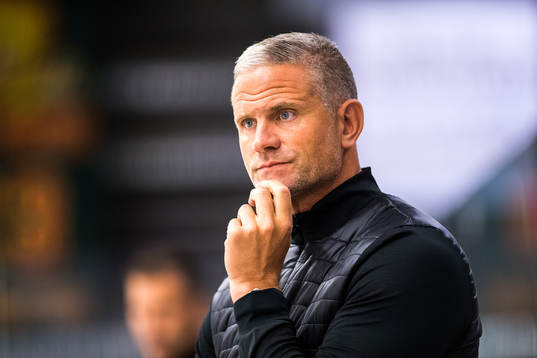 Kristianstads  tränare Mikael Gath