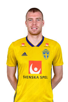 Thomas Isherwood of the Swedish Under-21 national football