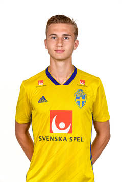 Benjamin Nygren of the Swedish Under-21 national football