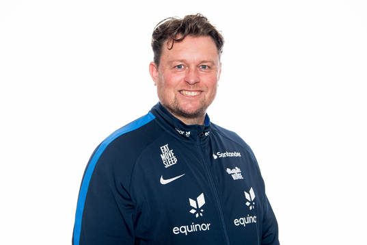Bård Homstøl, physio of Norway U21, poses for a portrait