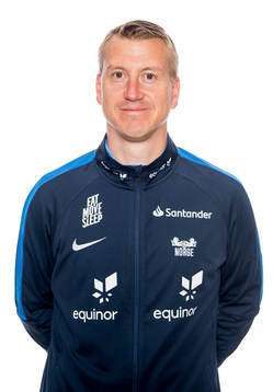 Leif Gunnar Smerud, head coach of Norway U21, poses for a