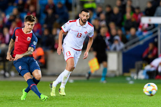 Mathias Normann of Norway and Dusten Vella of Malta