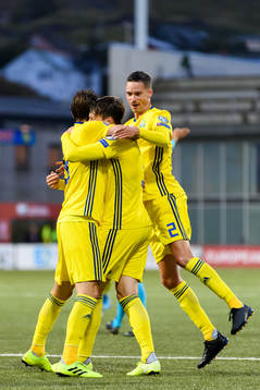 Albin Ekdal, Victor Nilsson Lindelöf and Mikael Lustig