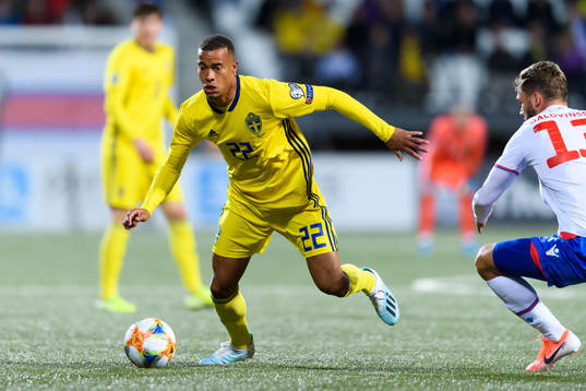 Robin Quaison of Sweden