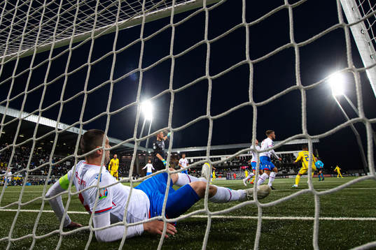 Atli Gregersen of Faroe Islands lies