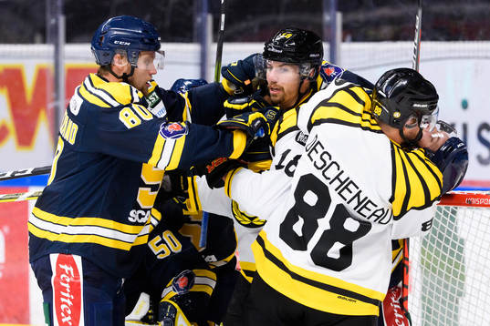 Södertäljes Ludwig Blomstrand i bråk med Brynäs Anton